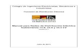 Manual para Redes de Distribución Eléctrica Subterranea 13.8, 24.9 y 34.5 kV Costa Rica