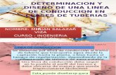 Trabajo de Invetigacion - DETERMINACION Y DISEÑO DE UNA LINEA DE CONDUCCION EN CLASES DE TUBERIAS