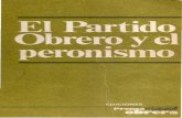 El Partido Obrero y El Peronismo
