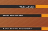 CLASE TRONADURA TIPOS DE EXPLOSIVOS