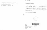 Coseriu Eugenio - Teoria del lenguaje y linguistica general
