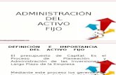 Diapositivas Administracion Del Activo Fijo