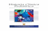 Historia Clínica Pediátrica - Manual de Procedimientos Para El Registro de Datos