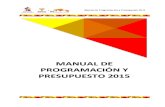 Manual Programacion Presupuesto Final 2015