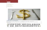 Costos Hoteleros y de Restaurantes