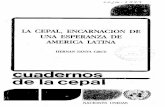 La Cepal Encarnacion de Una Esperanza en America Latina