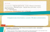 Clase 04 Operatoria Con FRACCIONES