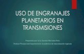 Uso de Engranajes Planetarios en Transmisiones 1