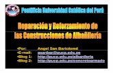 Reforzamiento y Reparacion de Las Construcciones de Albañinieria