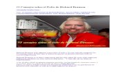 13 Consejos Sobre El Éxito de Richard Branson