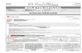 Diario Oficial El Peruano, Edición 9279. 23 de marzo de 2016