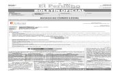 Diario Oficial El Peruano, Edición 9281. 25 de marzo de 2016