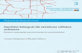 Buenas Practicas, Gestion Integral de Residuos Solidos Urbanos, Schejtman y Cellucci, 2014