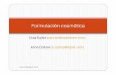 Formulacion Cosmetica Forum Aprofarm 2012