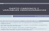 Gasto Cardíaco y Variables Hemodinámicas
