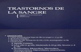 FISIOPATOLOGIA TRASTORNOS DE LA SANGRE