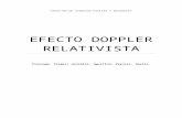 Efecto Doppler relativista y aplicaciones