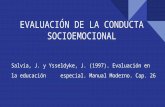 Evaluación de La Conducta Socioemocional (1)