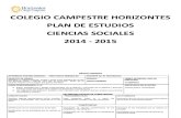 Colegio Campestre Horizontes - Plan de Estudios 2015 (1)