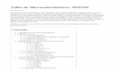Taller de Microcontroladores MSP430 - IEEE-PUC
