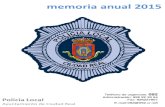 Memoria Policía Local de Ciudad Real