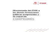 Documento Oferta PSOE a Compromís