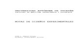 Notas de Diseños Experimentales. Segura Correa, José C. 2000