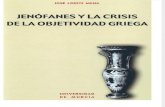 Lorite Mena, José - Jenófanes y La Crisis de La Objetividad Griega