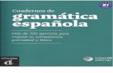 Cuadernos de Gramática Española