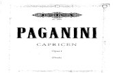 Caprichos Paganini