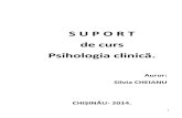 Suport de Curs-Psihologia ClinicăWord