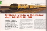44 - Revista Trenmanía, Agosto 2005, Nº27 - Último Viaje a Badajoz del Talgo IIIRD
