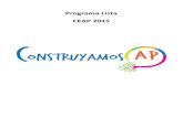 Programa Lista C - Construyamos AP. CEAP 2015.