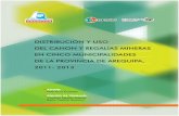 Distribución y uso del Canon y Regalías Mineras en Cinco Municipalidades de la Provincia de Arequipa.