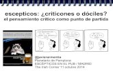 ¿Escépticos o Criticones? Javier Armentia en ESCÉPTICOS EN EL PUB / MADRID