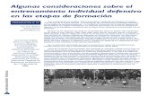 Entrenamiento Individual Defensivo en La Formación. JUAN ANTONIO GARCIA HERRERO