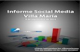 Informe Social Media Villa María Agosto 2014