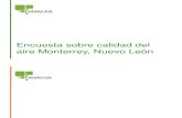 Encuesta sobre calidad del aire en Monterrey, NL