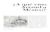 Enrique Flores - A Qué Vino Artaud a México