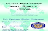 Banco Internacional y El Lavado de Dinero