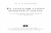 El Lenguaje Como Semiótica Social