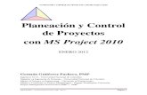 Gutierrez Pacheco, German, Planeacion y Control Proyecto Con MSProject2010, Enero 2012