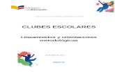 Lineamientos y Orientaciones Metodológicas de Clubes Escolares