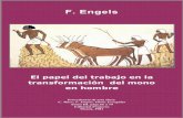 Engels, Friedrich - El papel del Trabajo en La transformación del Mono en Hombre