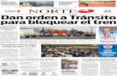 Periódico Norte de Ciudad Juárez edición impresa del 24 abril del 2014
