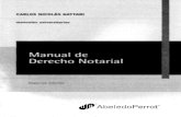 Manual de Derecho Notarial - Parte i - Carlos Nicolas Gattari
