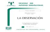 La observaci+¦n -Lidia D+¡az Sanju+ín -Texto Apoyo Did+íctico -M+®todo Cl+¡nico, 3-¦ Sem