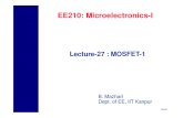 Microelectronics - MOSFET Lecture - IIT Kanpur