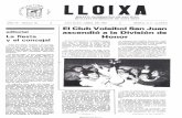 LLOIXA. Número 46, abril/abril 1985. Butlletí informatiu de Sant Joan. Boletín informativo de Sant Joan. Autor: Asociación Cultural Lloixa