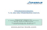 Folleto JOMA Promociones Febrero 2014